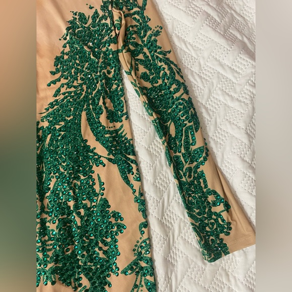 COPY - Bedazzled statement green poison ivy costume Bodycon - Picture 7 of 10